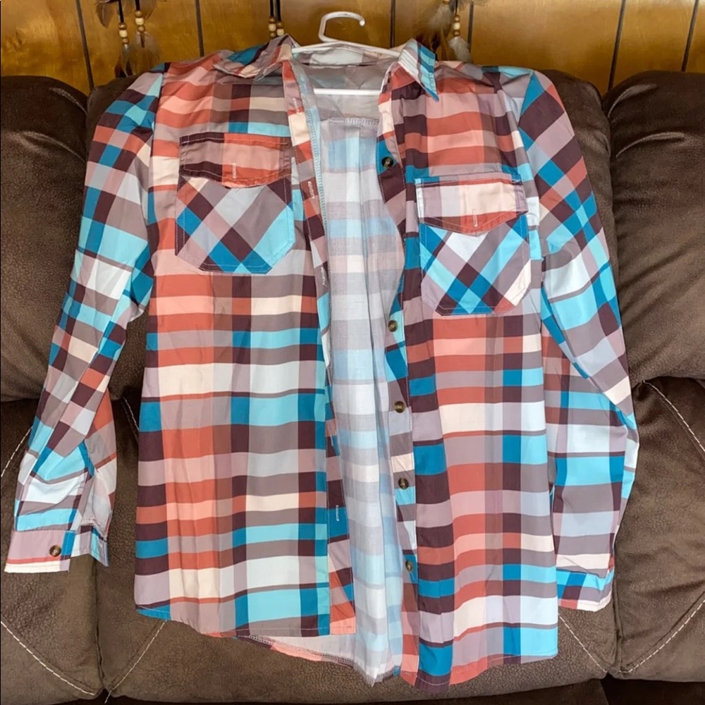 Plaid long sleeve